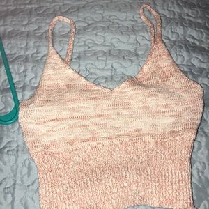 Knitted  crop top